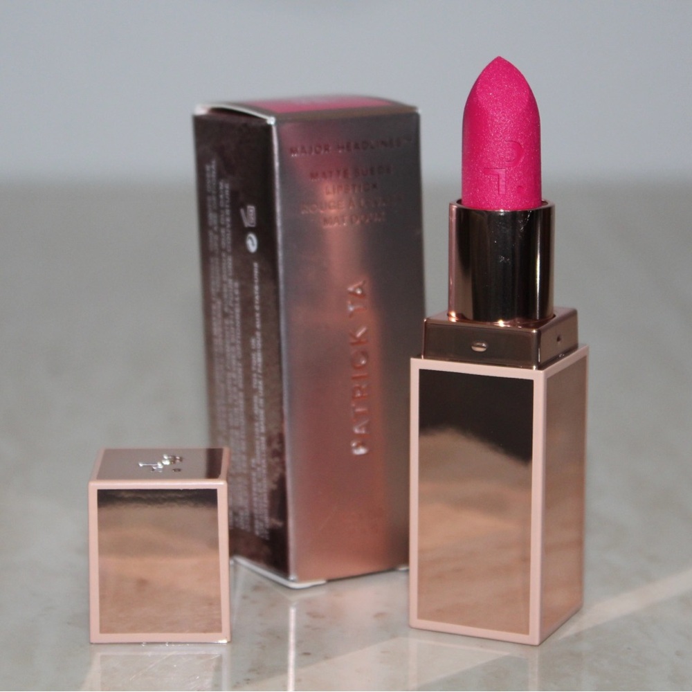 PATRICK TA ‘She’s Hard To Get’ Major Headlines Matte Suede Lipstick
